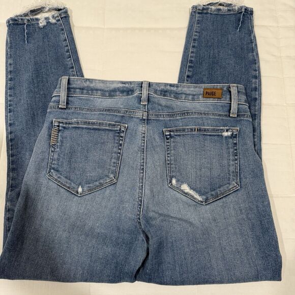 Women’s Paige Hoxton Crop Skinny Jeans - 28 - Picture 7 of 7